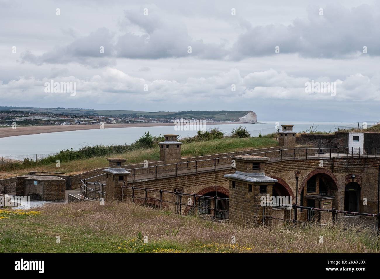 Images of the Port of  Newhaven, East Sussex from Newhaven Fort Stock Photo