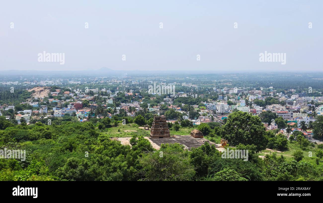 Sri Kottai Mariamman Temple and Town View of Sankagiri From Fort, Salem ...