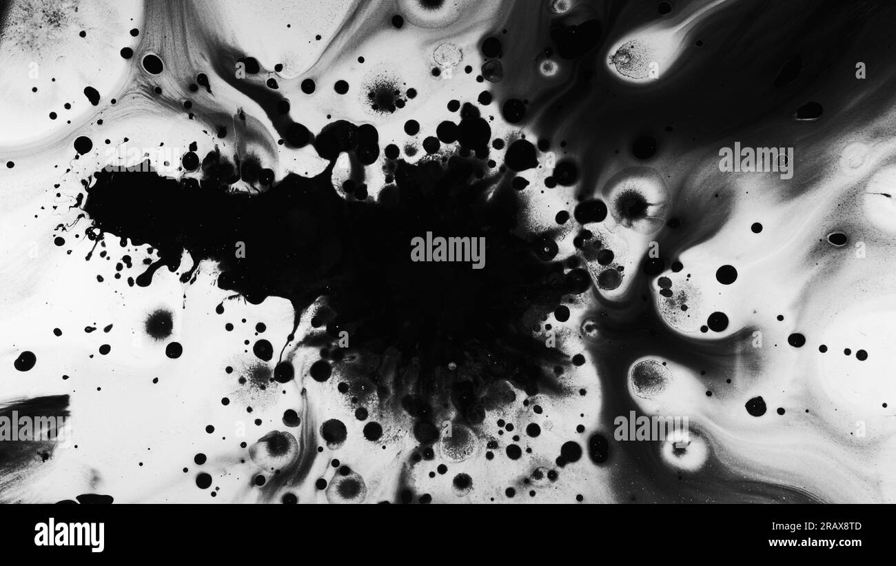 Spreading ink Black and White Stock Photos & Images - Alamy