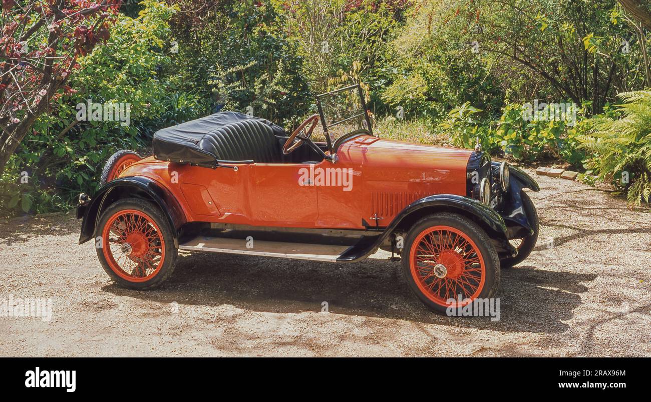 Studebaker built its first car in 1902 and ceased production in 1966. Pictured here is a 1922 convertible model. Stock Photo