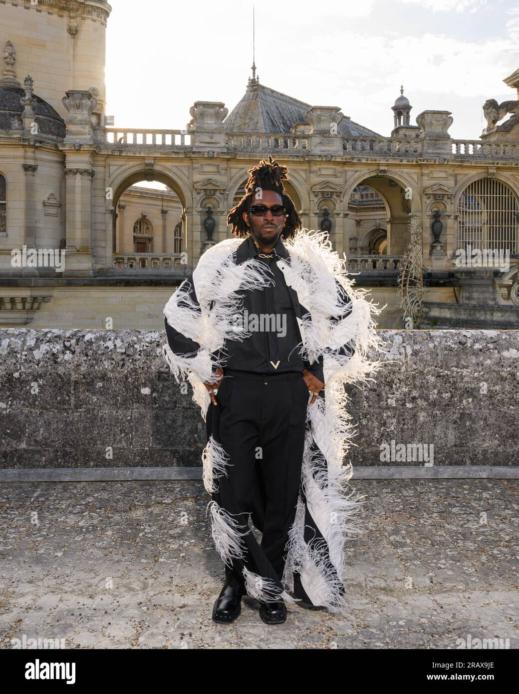 Saint Jhn Paris Haute Couture Women F W 23 24 Valentino Backdrop