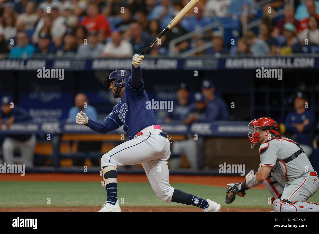 St. Petersburg, FL. USA; Tampa Bay Rays first baseman Ji-Man Choi (26)  heads to the dugout during a major league baseball game against the Detroit  Tig Stock Photo - Alamy