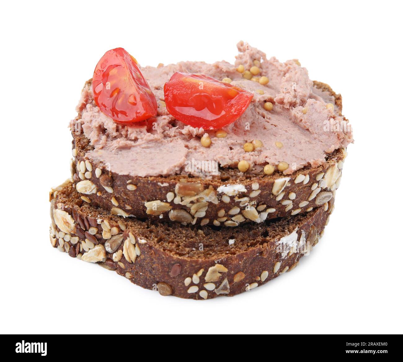 Mustard spread on bread Cut Out Stock Images & Pictures Alamy