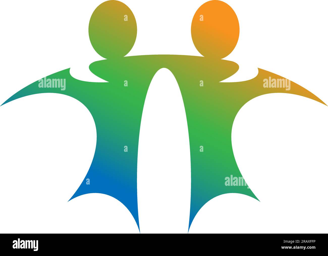 Friendship icon logo design illustration Stock Vector Image & Art - Alamy
