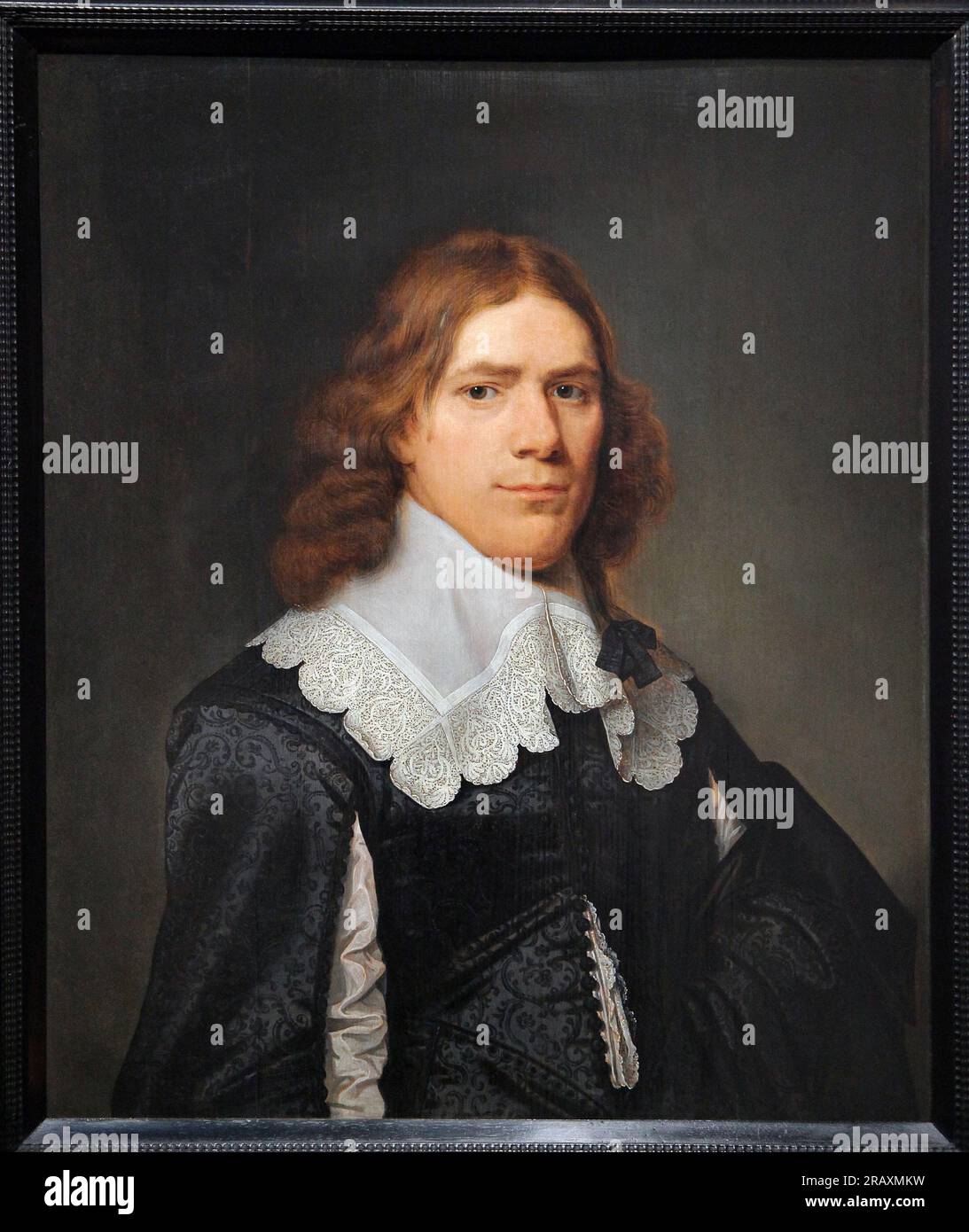 Portrait of Cornelis Briel (1643) by David Bailly (1584-1657) Stock Photo
