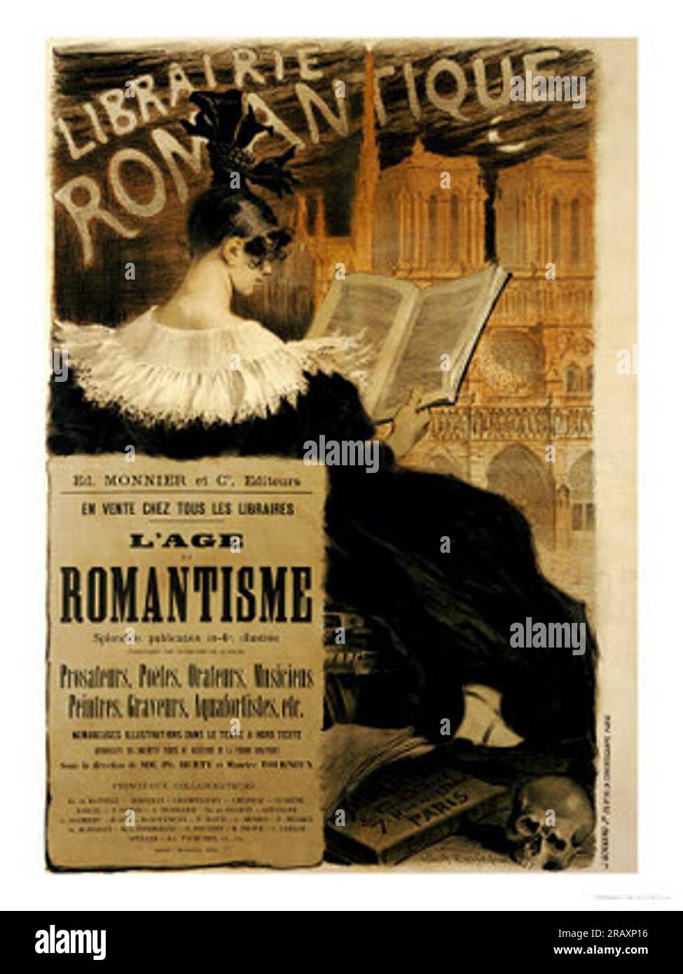 Librairie Romantique by Eugène Grasset Stock Photo