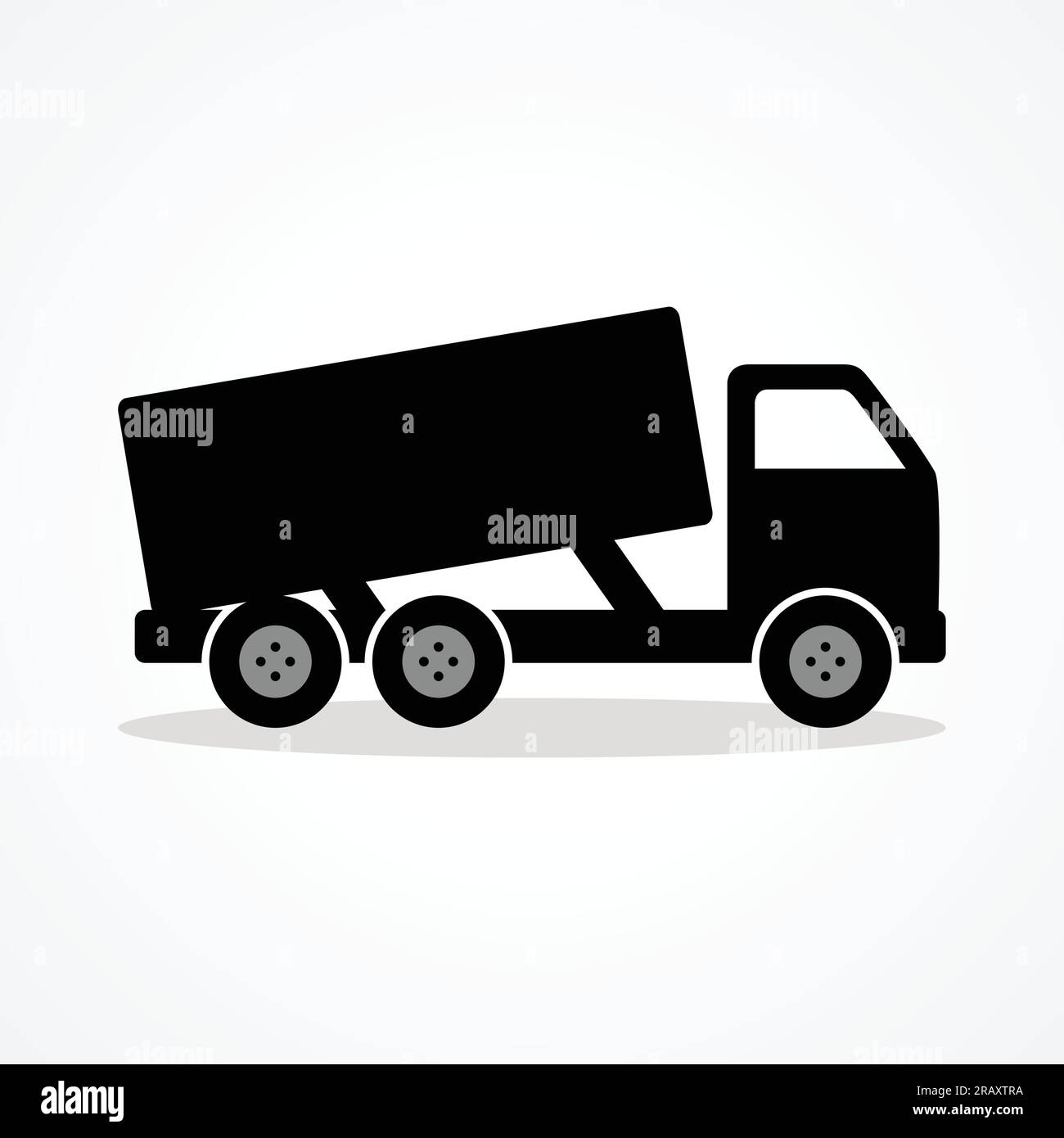 Simple icon of a dump truck Stock Vector Image & Art - Alamy