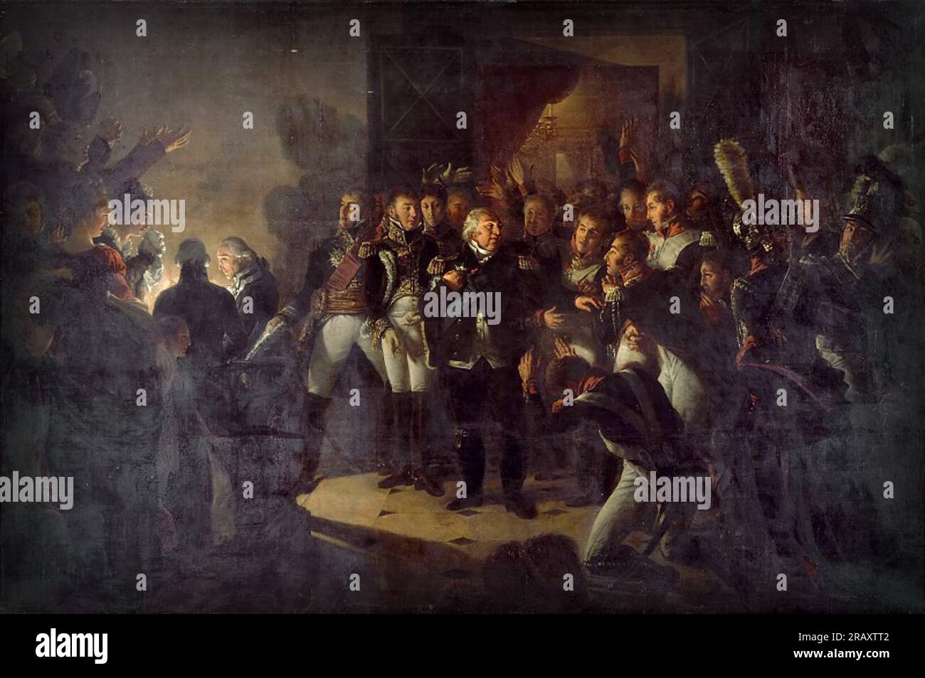 The palace of the tuileries on the night of 20 hi-res stock photography ...