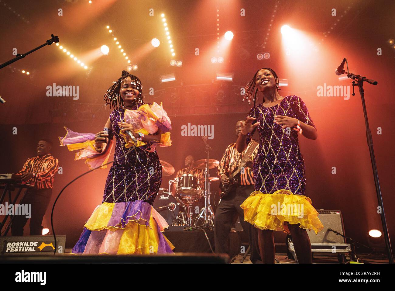 Copenhagen, Denmark. 03rd Aug, 2023. The English band Kokoroko performs a  live concert during the Danish music festival O Days 2023 in Copenhagen.  Credit: Gonzales Photo/Alamy Live News Stock Photo - Alamy