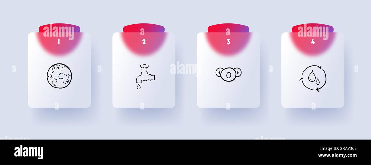 Water line icon. Liquid, faucet, planet, ocean, interconnectedness ...