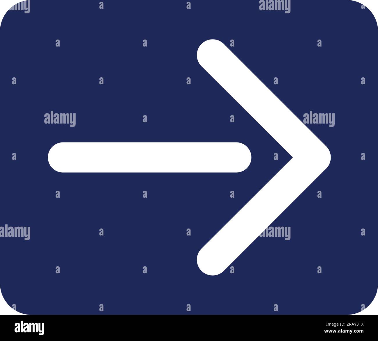 Move forward black glyph ui icon Stock Vector