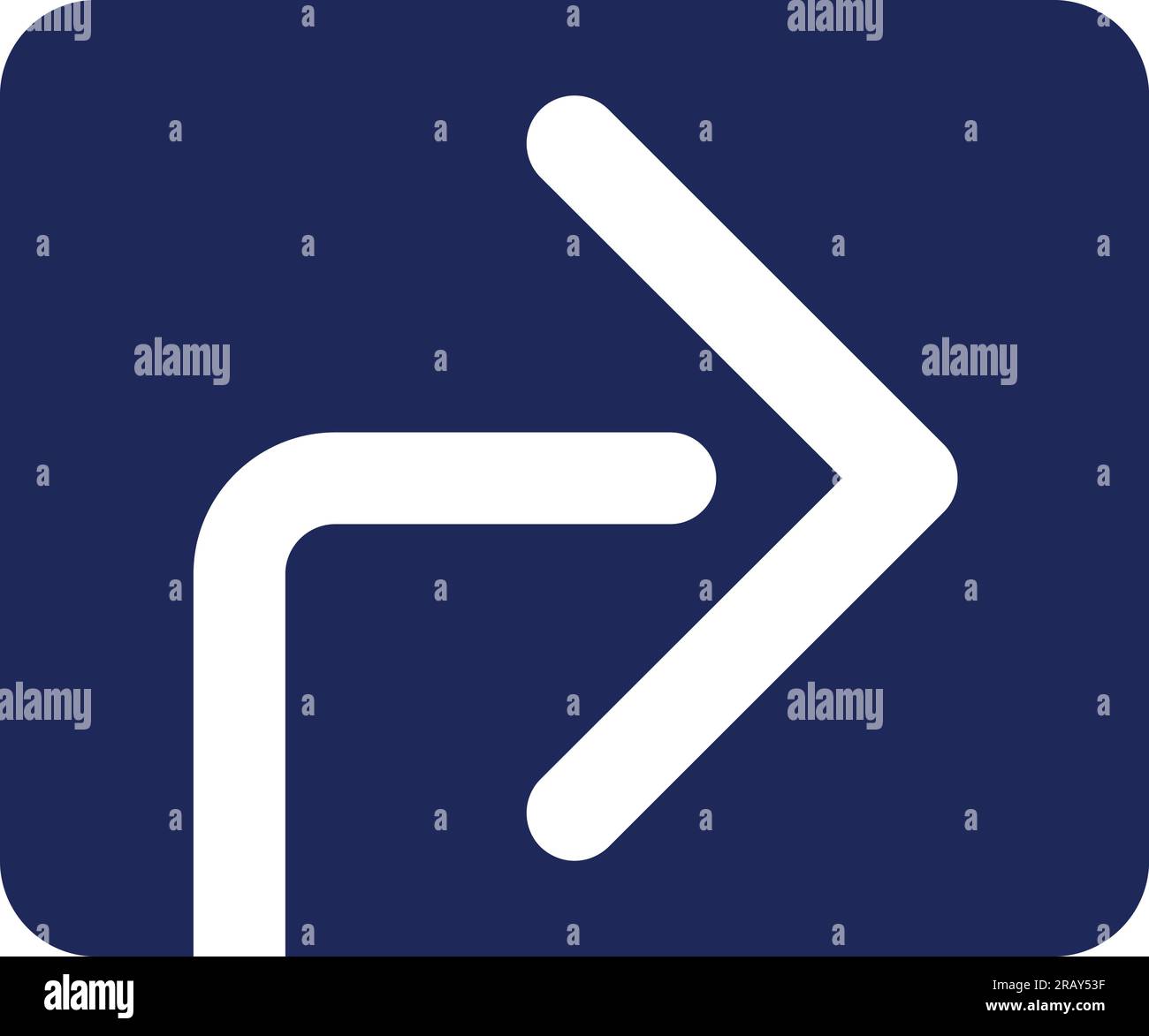 Forward white black glyph Cut Out Stock Images & Pictures - Alamy