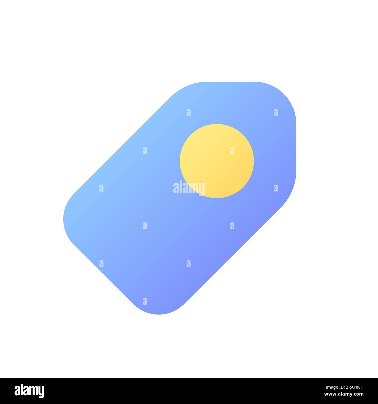 Tag pixel perfect flat gradient color ui icon Stock Vector