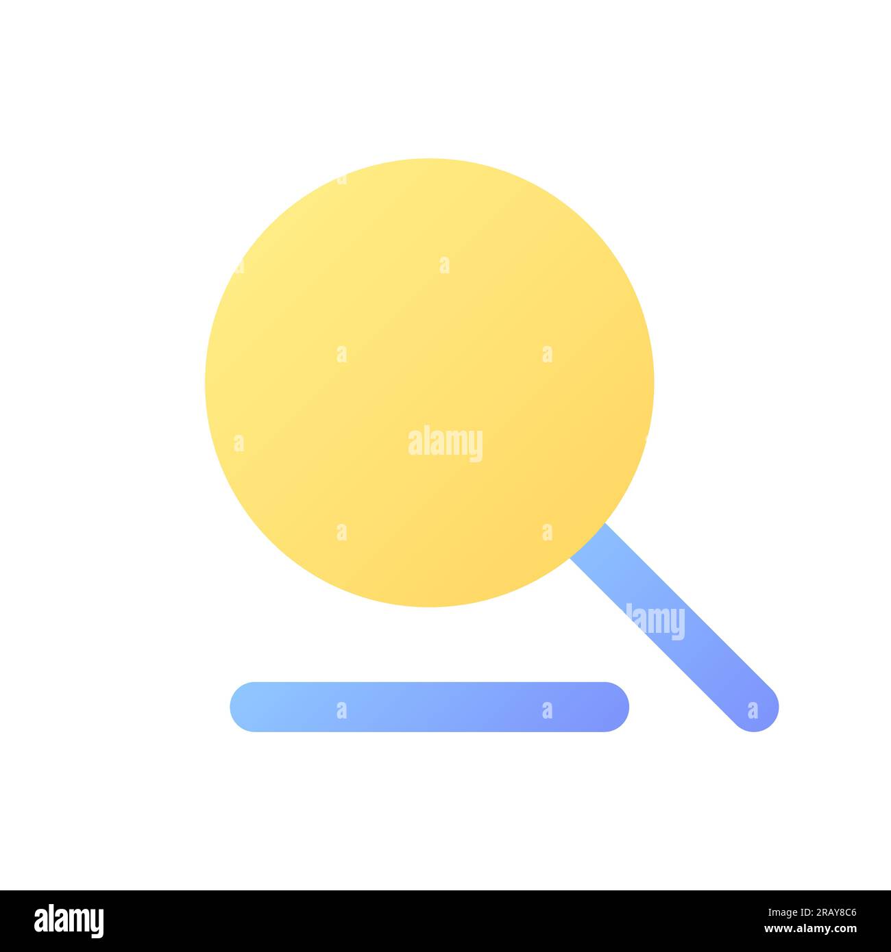 Searching tool pixel perfect flat gradient color ui icon Stock Vector