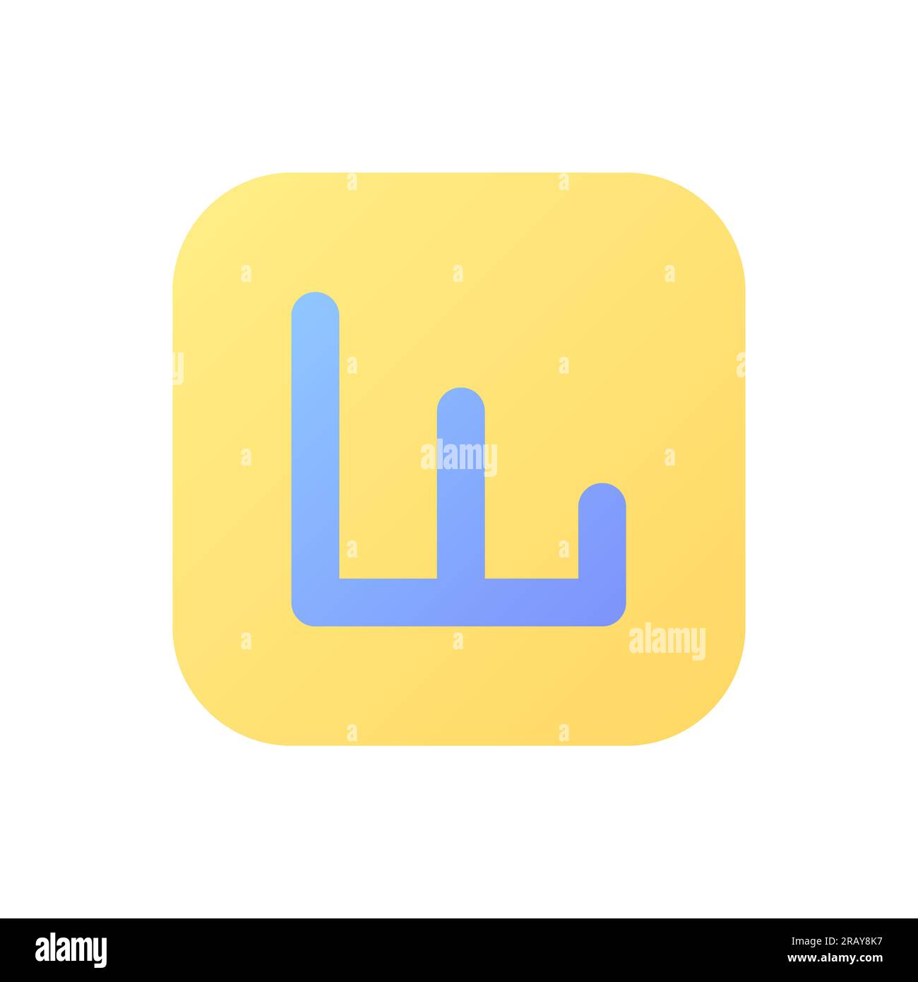 Activity analytics pixel perfect flat gradient color ui icon Stock Vector