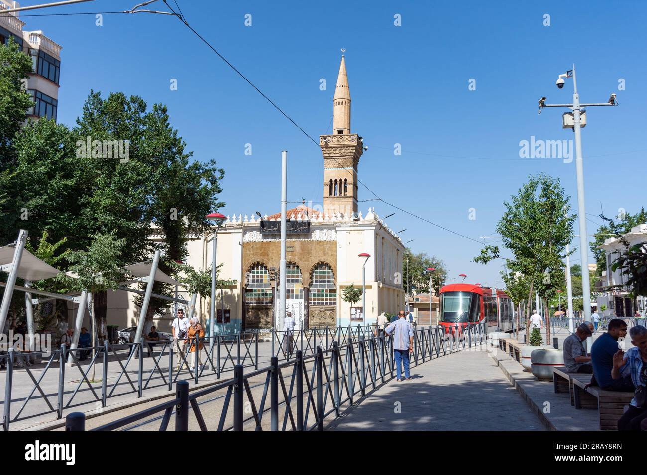 View of EL Atik mosque in Setif city. The famous landmark in the city