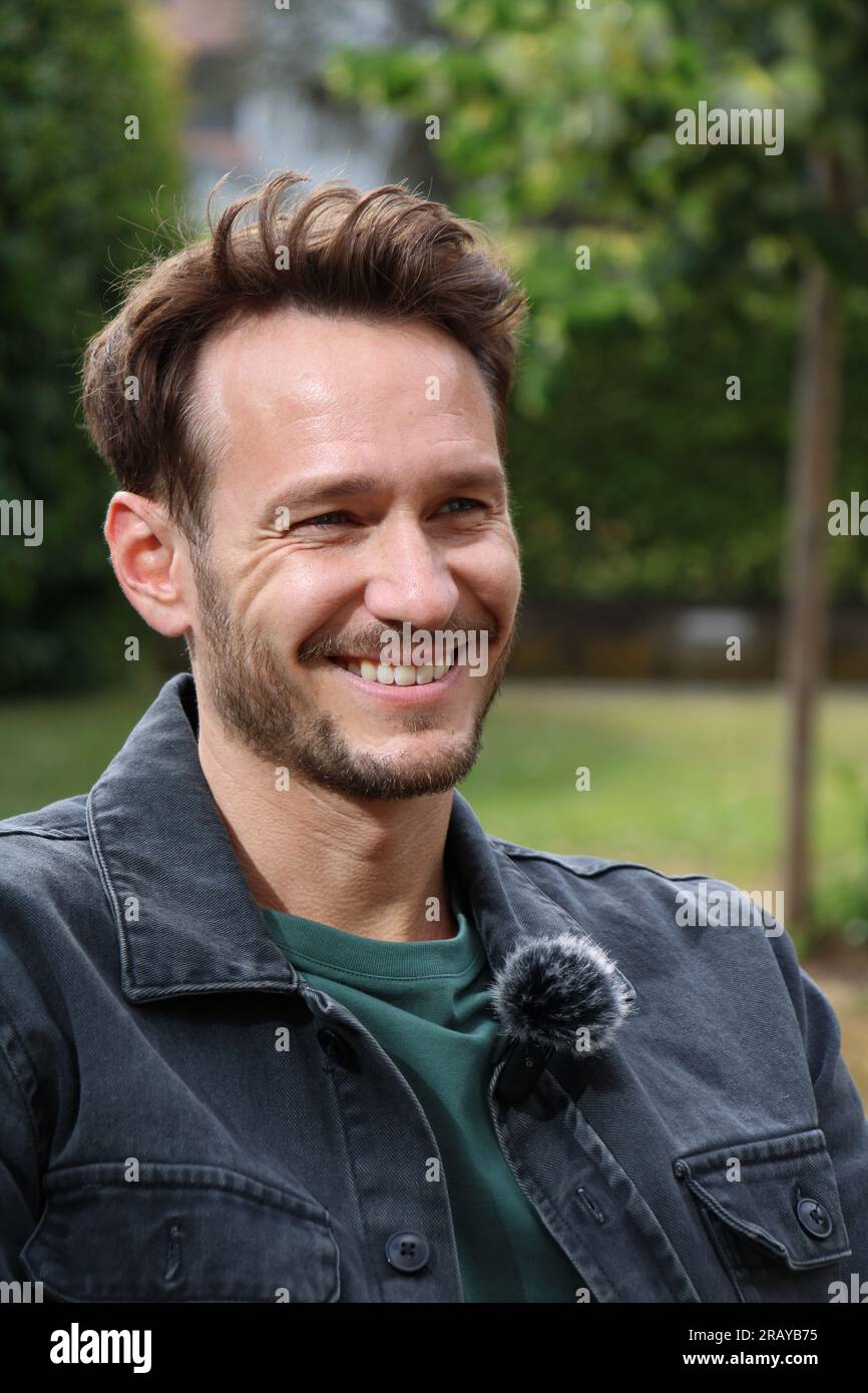 05 July 2023, Saarland, Saarbrücken: Actor Vladimir Burlakov during ...