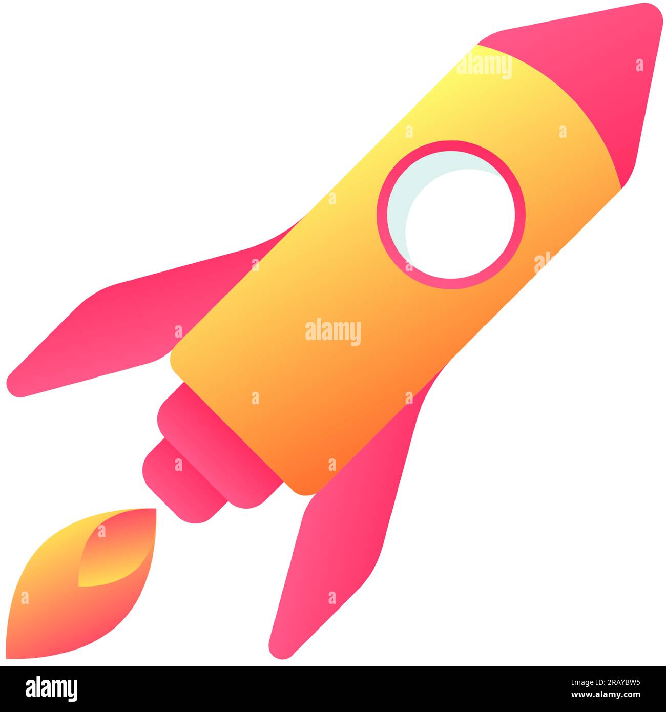 Flying model rocket vector design element Stock Vector Image & Art - Alamy