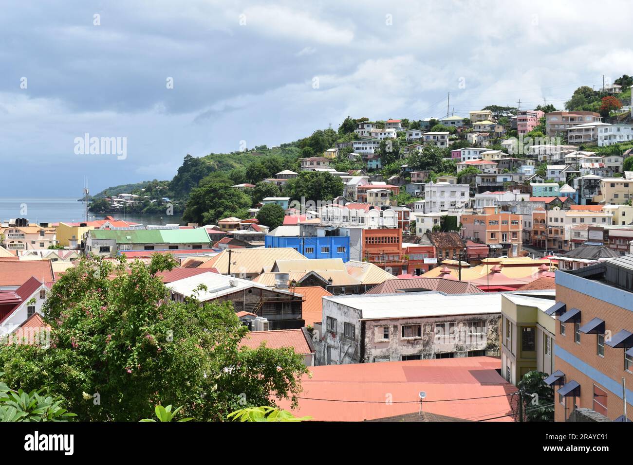 St. George's, Grenada- August 23, 2022- Stock Photo