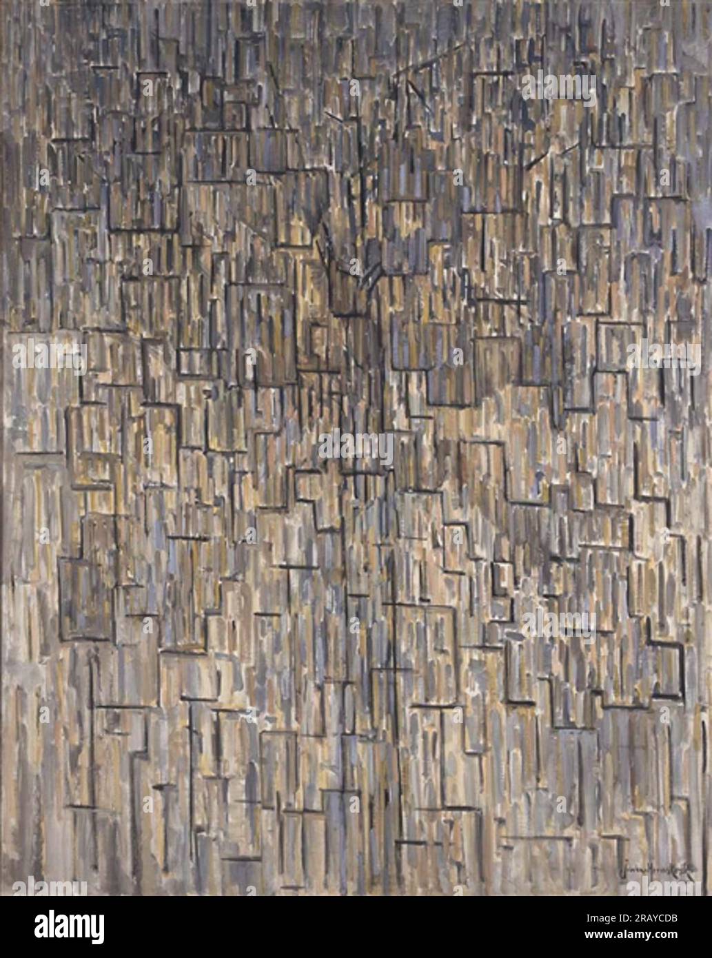 Baum 1913 by Jacoba van Heemskerck Stock Photo