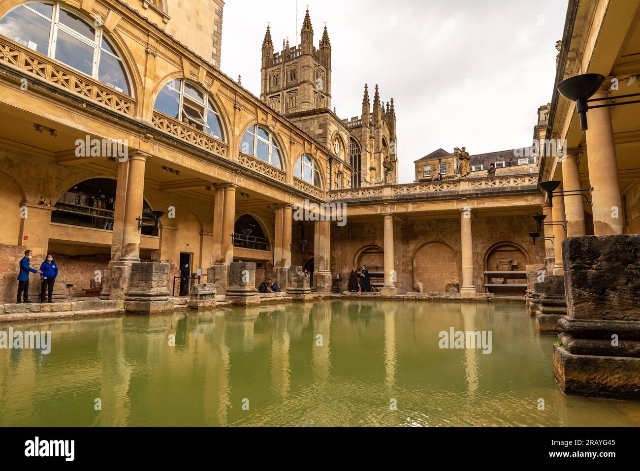 The Roman Baths, Bath Stock Photo Alamy