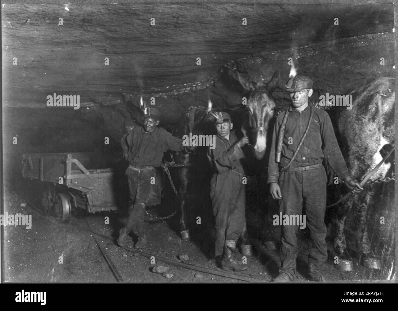 Child Coal Miners 1908 by Lewis Hine Stock Photo - Alamy