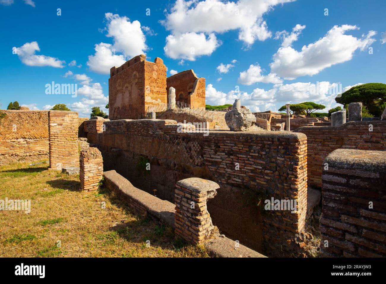 Capitolium, Ostia antica, Roma, Lazio, Italy Stock Photo - Alamy