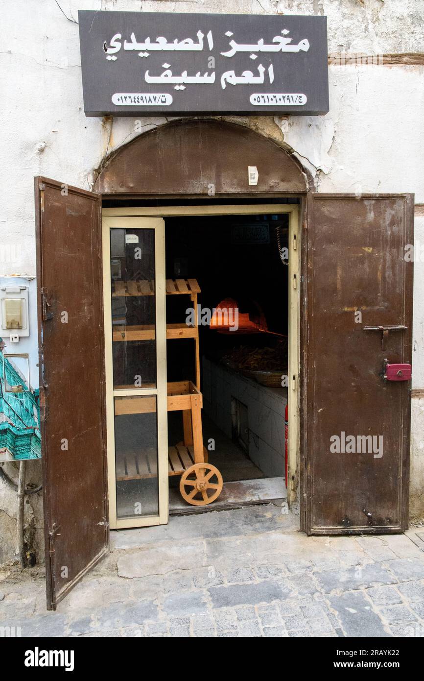 Jeddah, Saudi Arabia December 21, 2022 Street life in the Old City