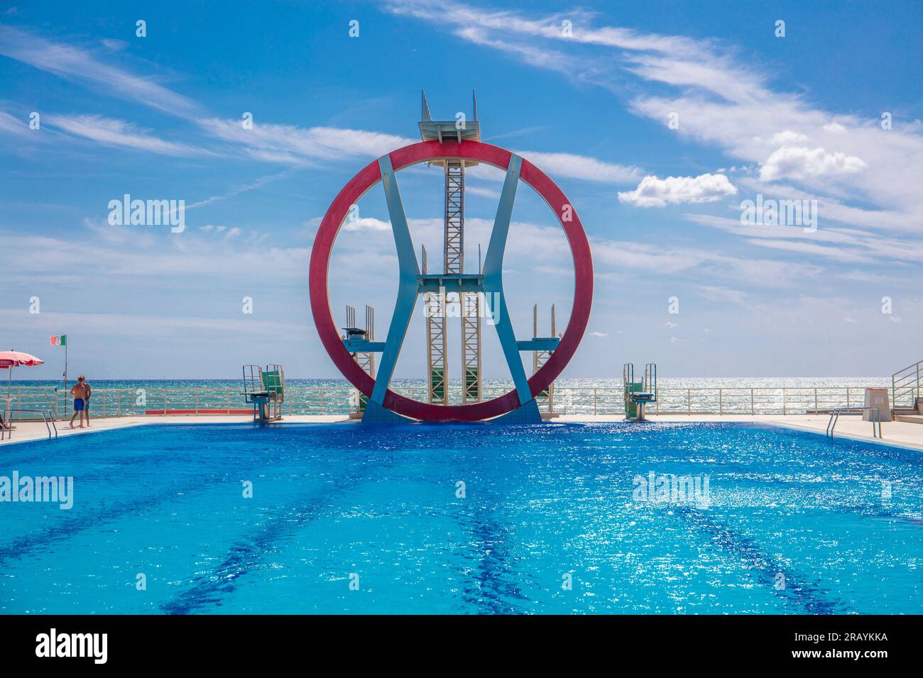 Kursaal establishment, with the restaurant and trampoline designed by ...