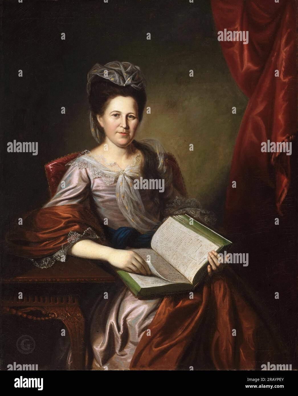 Willson Peale, American, 1741-1827 – Portrait of Mrs. John B. Bayard Stock Photo