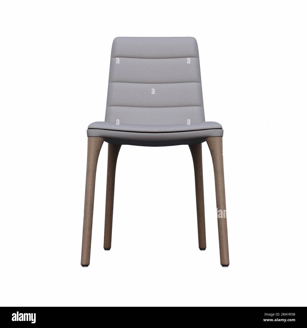 chair isolated on white background, interior furniture, 3D illustration ...