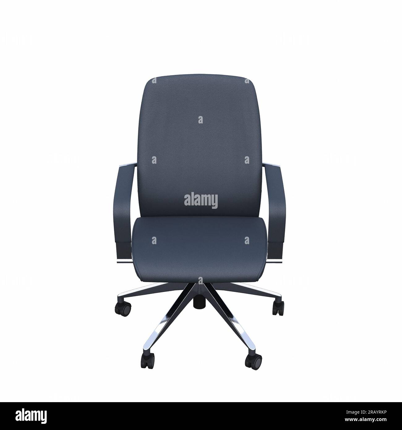 chair isolated on white background, interior furniture, 3D illustration ...
