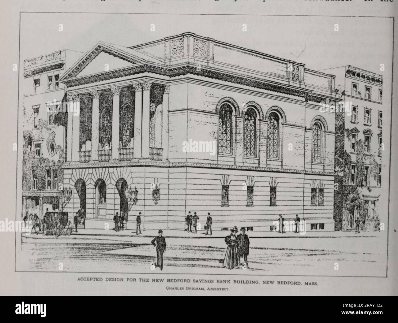 Design for the New Bedford Savings Bank Building New Bedford
