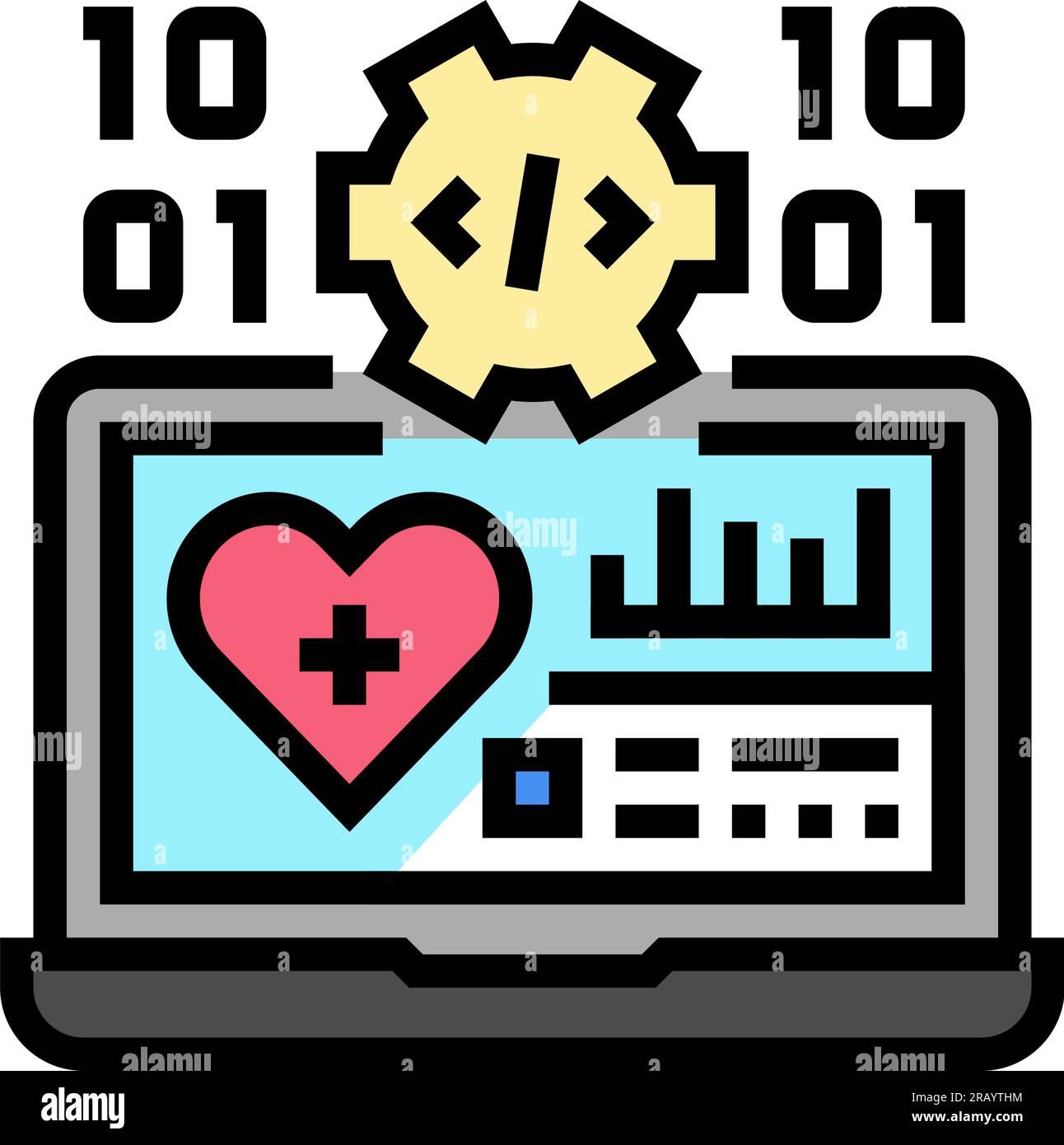 medical software biomedical color icon vector illustration Stock Vector ...