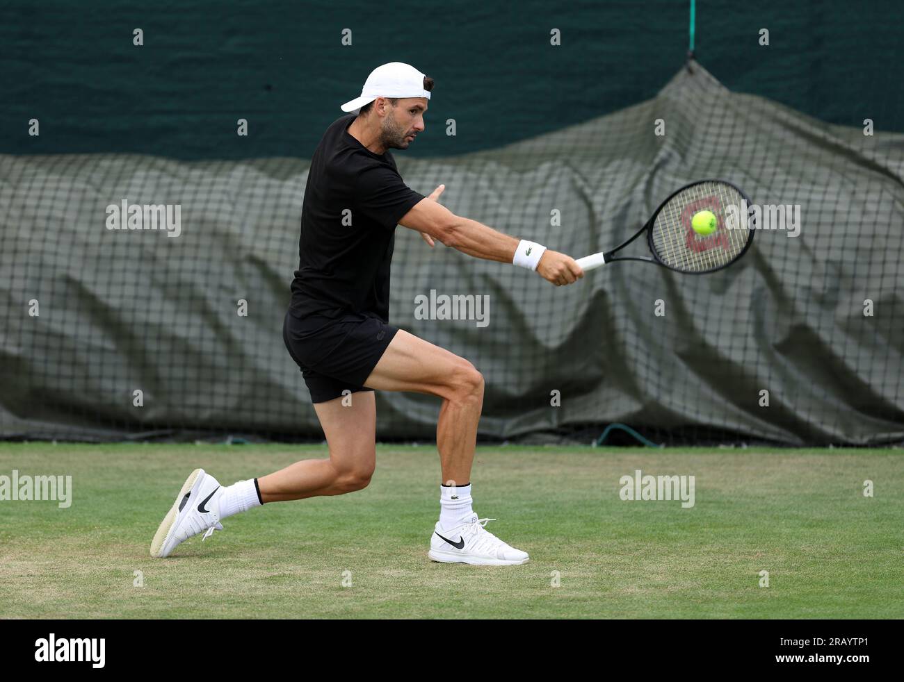 Grigor Dimitrov On The Practice Courts On Day Four Of The 2023 grigor-dimitrov-on-the-practice-courts-on-day-four-of-the-2023