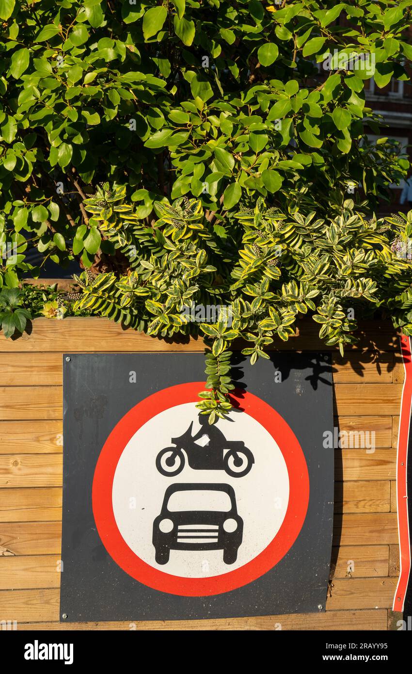 Low traffick neighbourhood zone in Tower Hamlets,London,England,UK