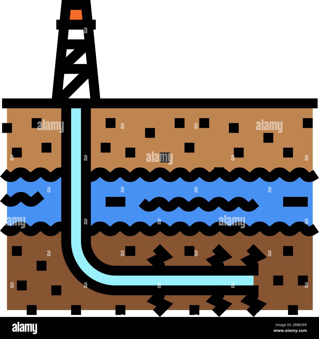 Fracturing Stock Vector Images - Alamy