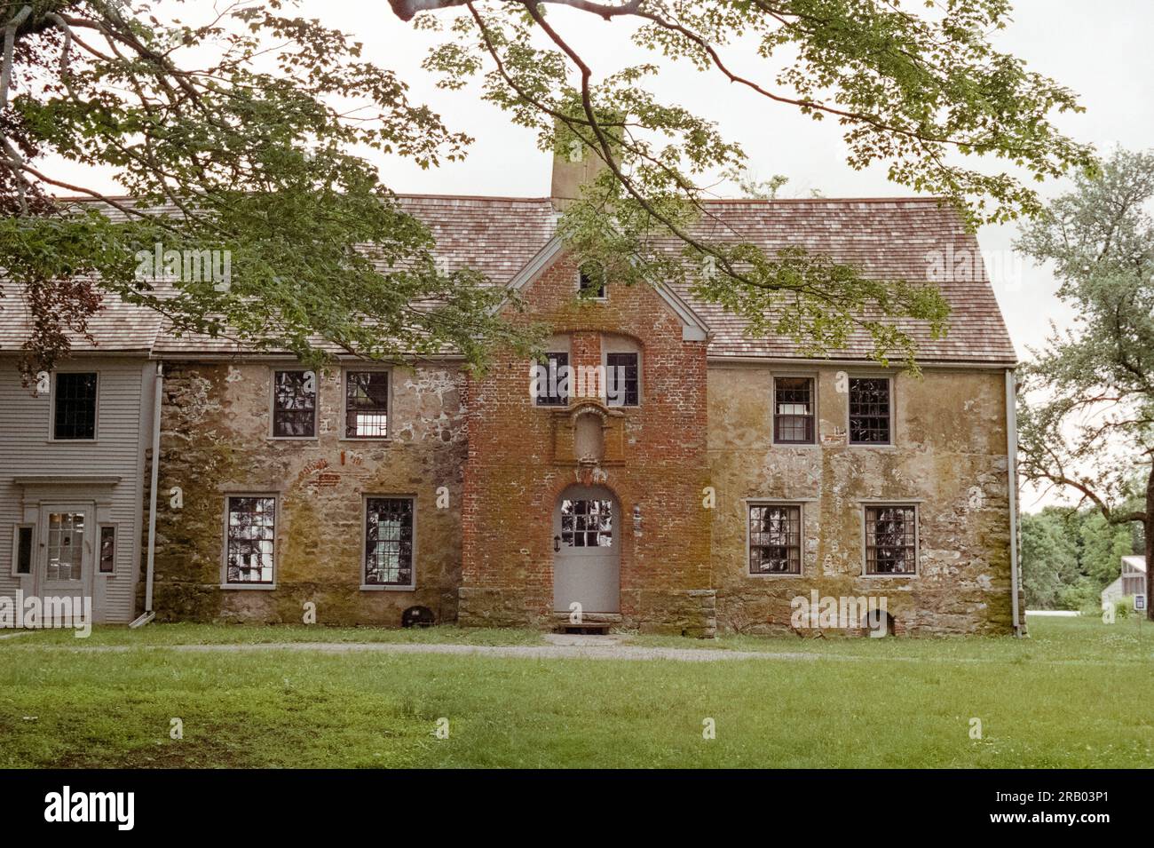 Newbury, Massachusetts Beautiful historic landmark stone and wood Spencer Pierce Little farm