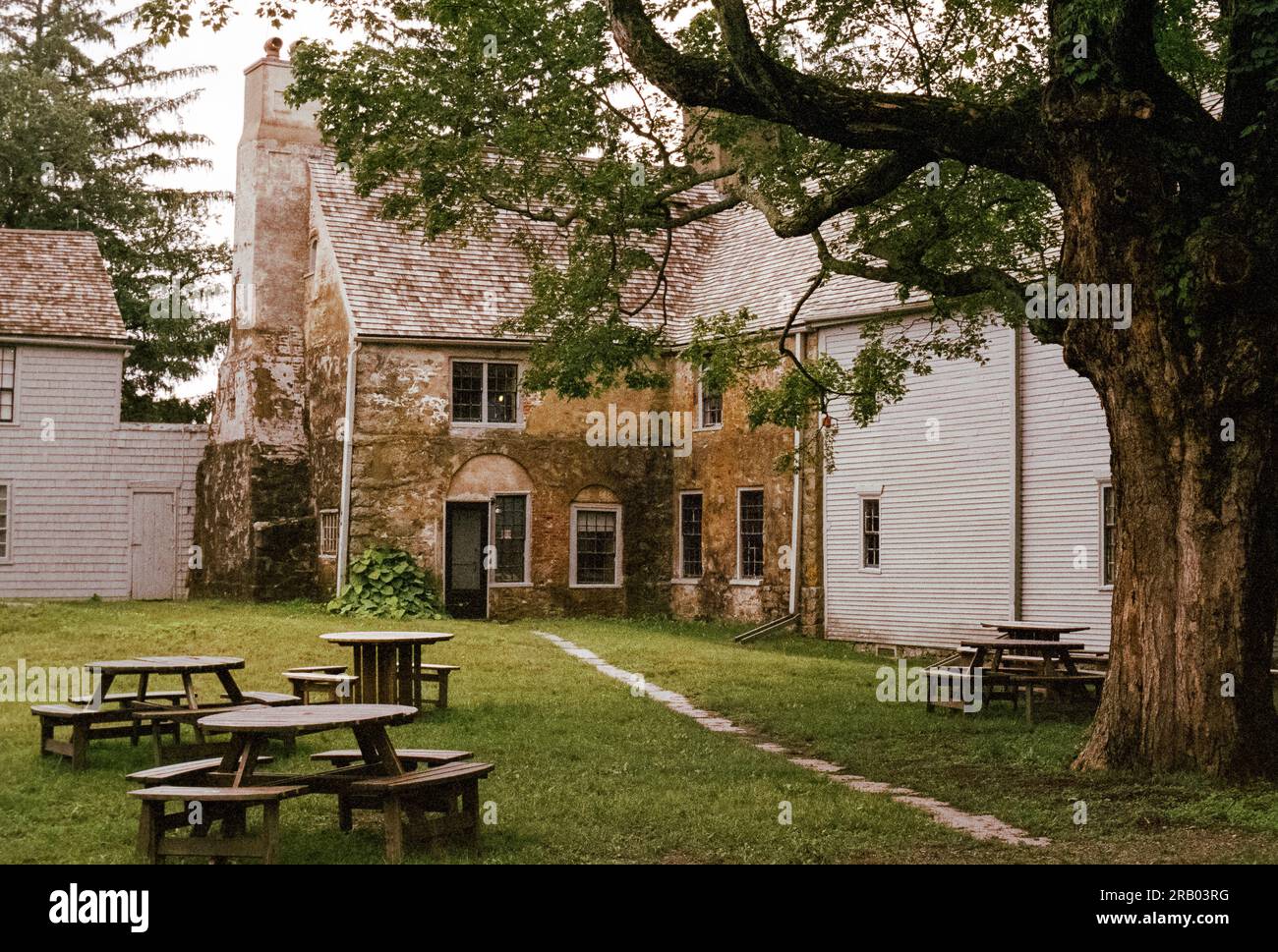 Newbury, Massachusetts Beautiful historic landmark stone and wood Spencer Pierce Little farm
