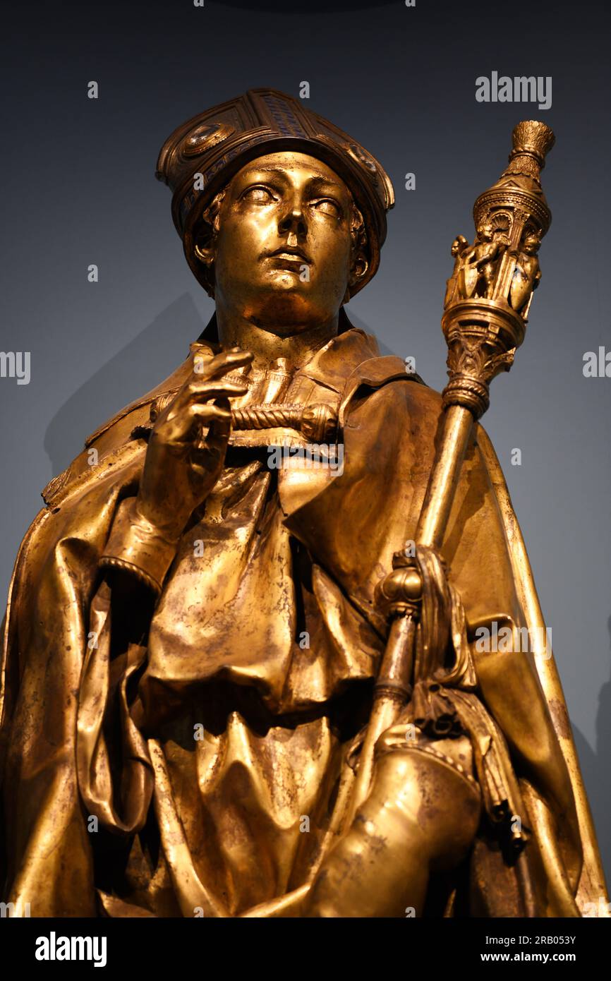 Donatello, San Ludovico di Tolosa 14231425 Stock Photo Alamy
