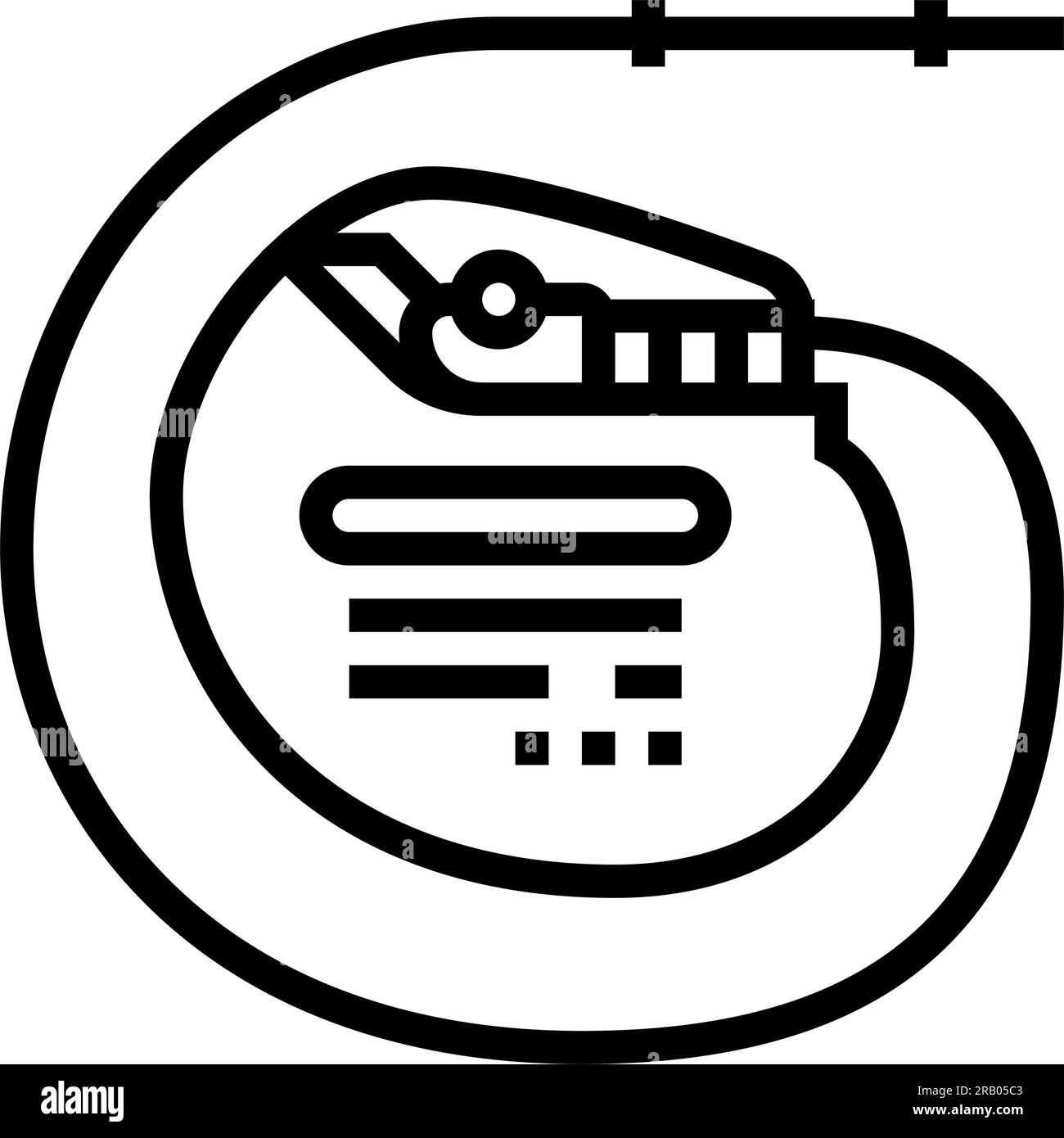 pacemaker biomedical line icon vector illustration Stock Vector Image ...