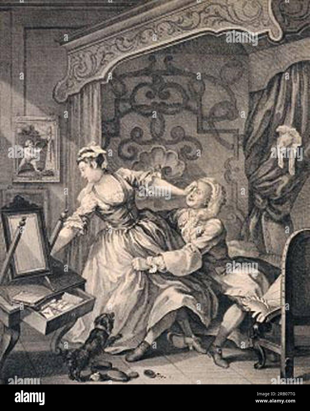 Before by William Hogarth Stock Photo