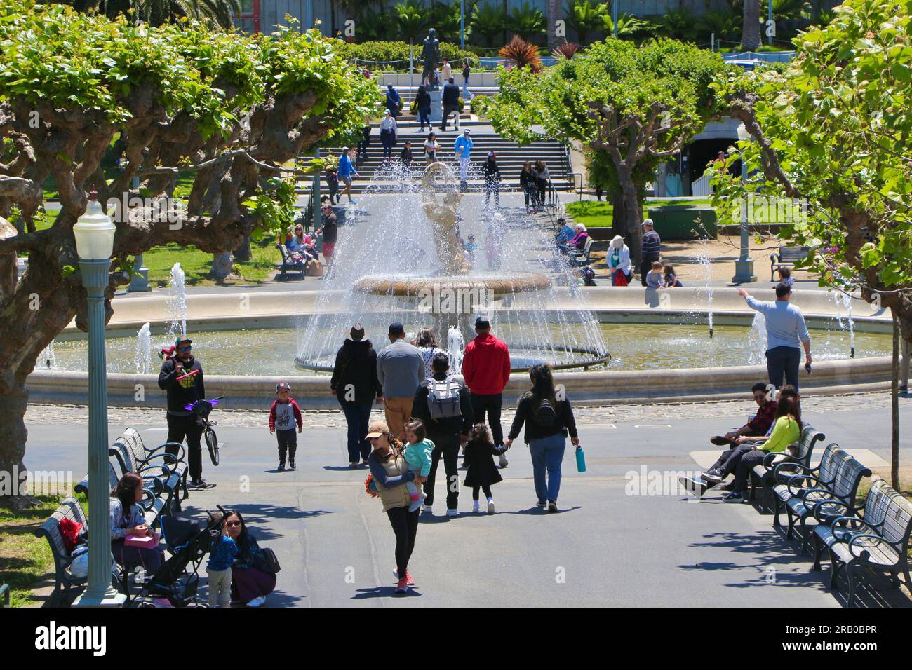 Rideout Memorial Fountain by Herbert A. Schmidt and with a sculpture by