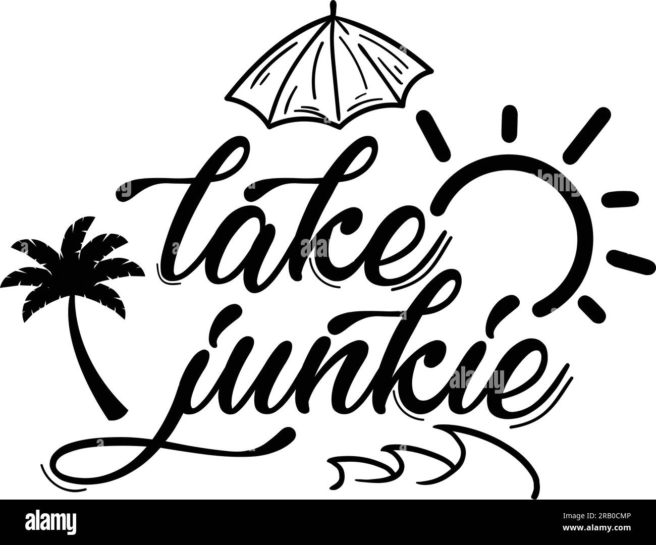 Lake junkie design vector art stock vector image art alamy