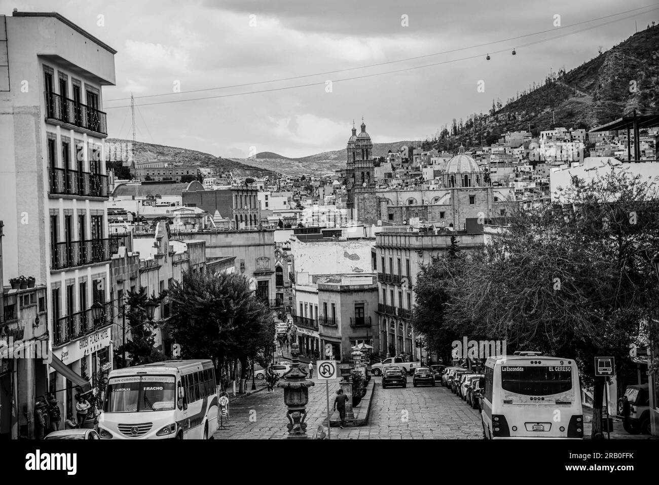 Zacatecas Mexico. Colonial zone of the capital city of the state of