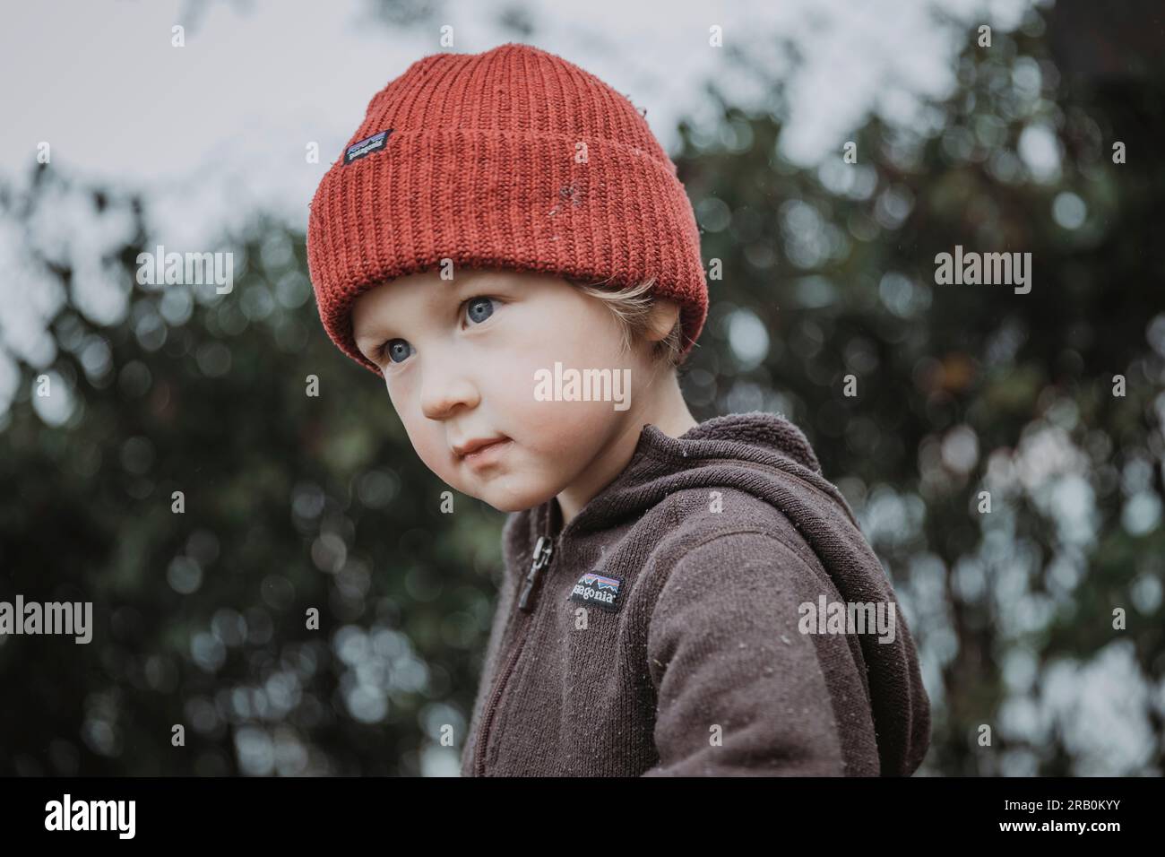 Boy and cap hi-res stock photography and images - Alamy