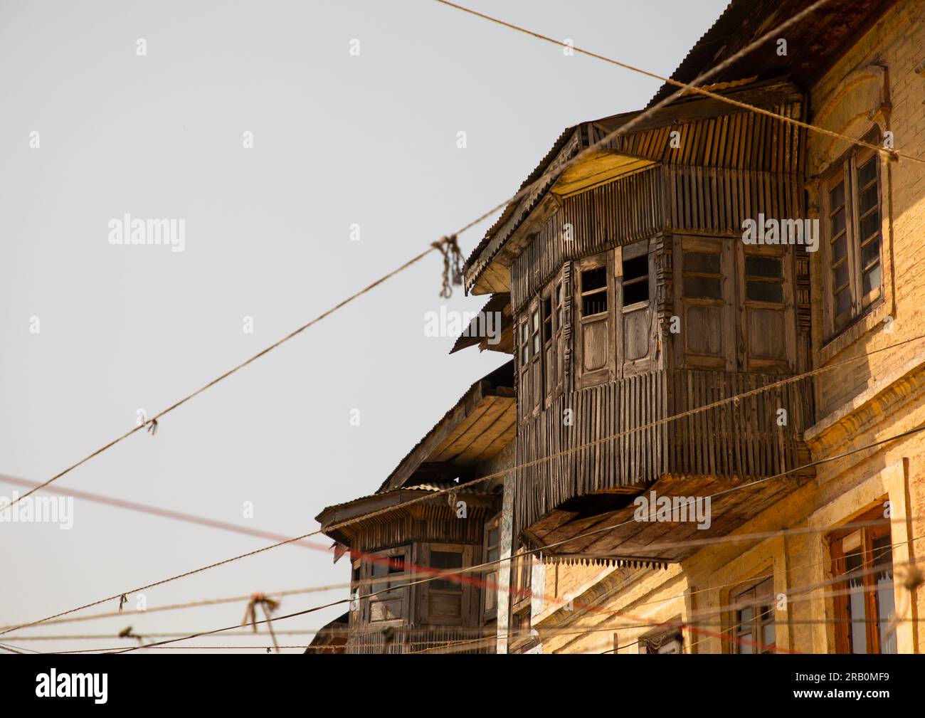Kashmiri heritage house, Jammu and Kashmir, Srinagar, India Stock Photo Alamy
