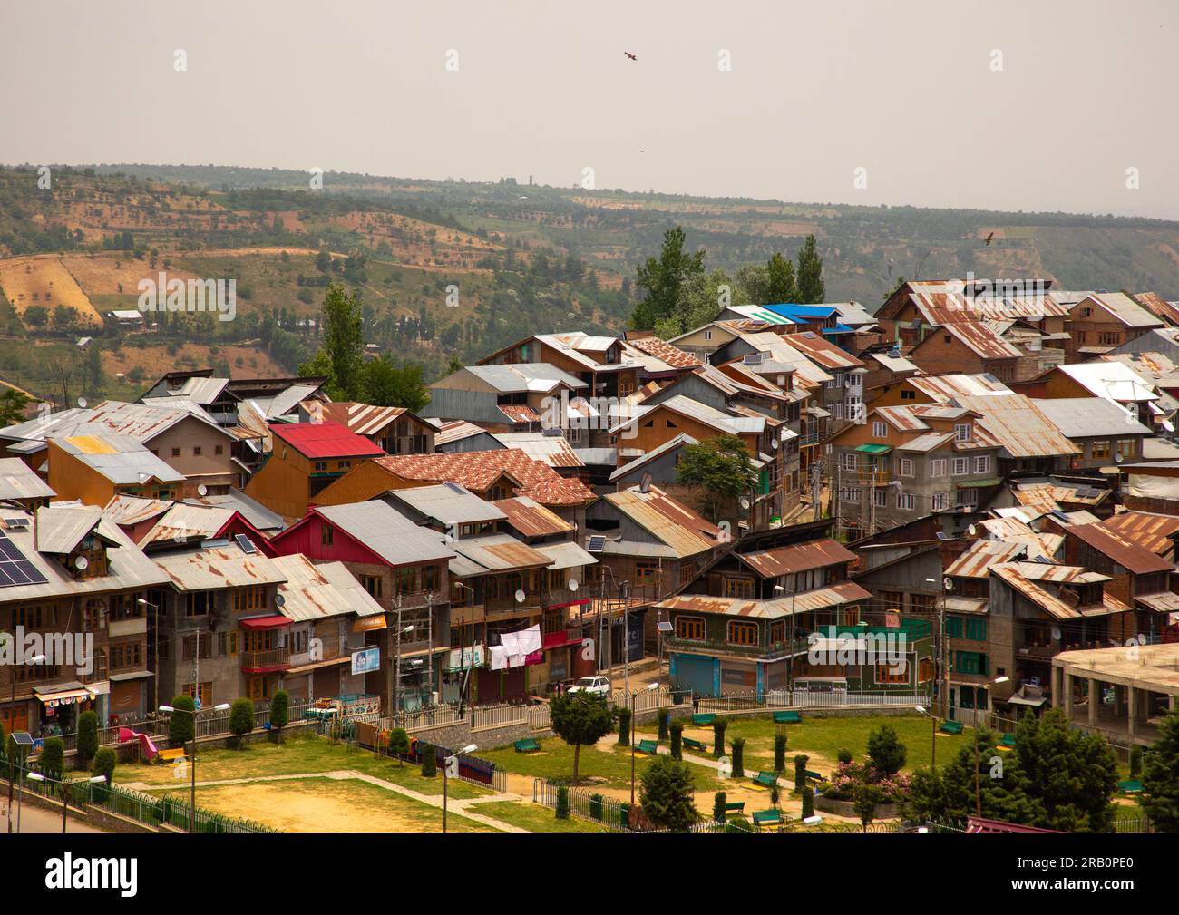 Kashmiri heritage buildings, Jammu and Kashmir, Charar E Shrief, India Stock Photo Alamy
