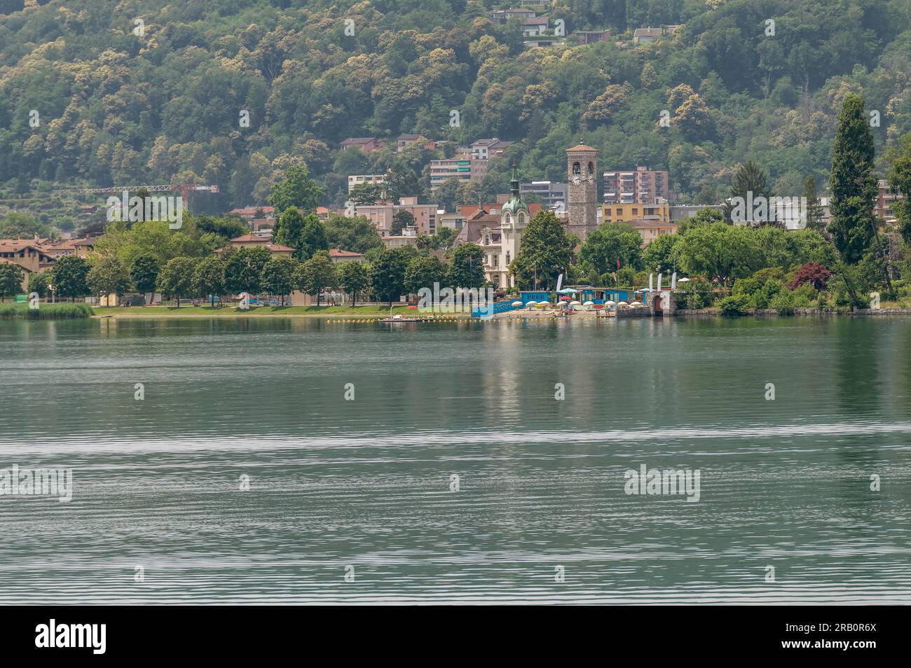 Lakefront caslano hires stock photography and images Alamy