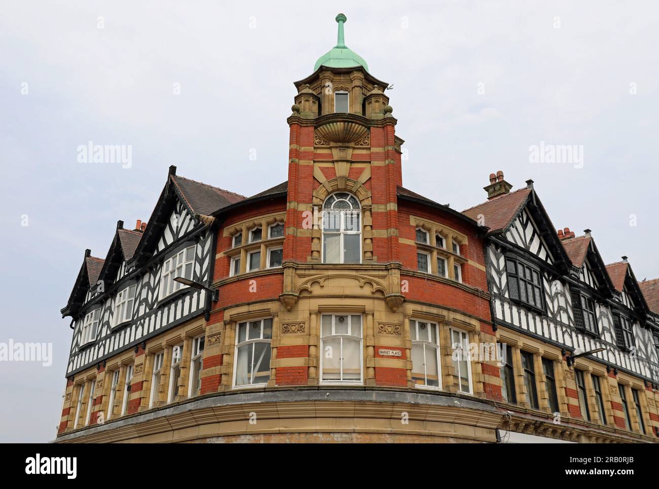 Victorian era buildings in Wigan Stock Photo Alamy